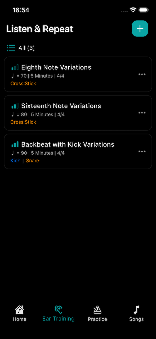 EarDrum ear training exercise